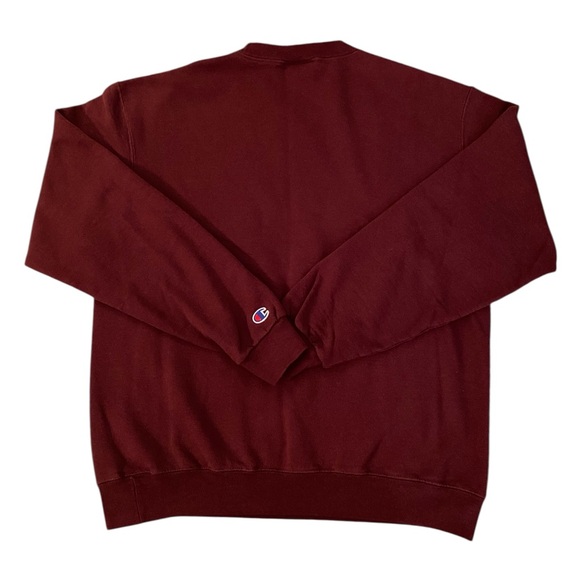 Vintage Harvard Champion Eco Authentic Terry Letter Maroon Sweatshirt Medium - Picture 4 of 13